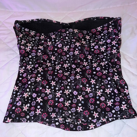 Ariel Floral Swim Top - Picture 2 of 7